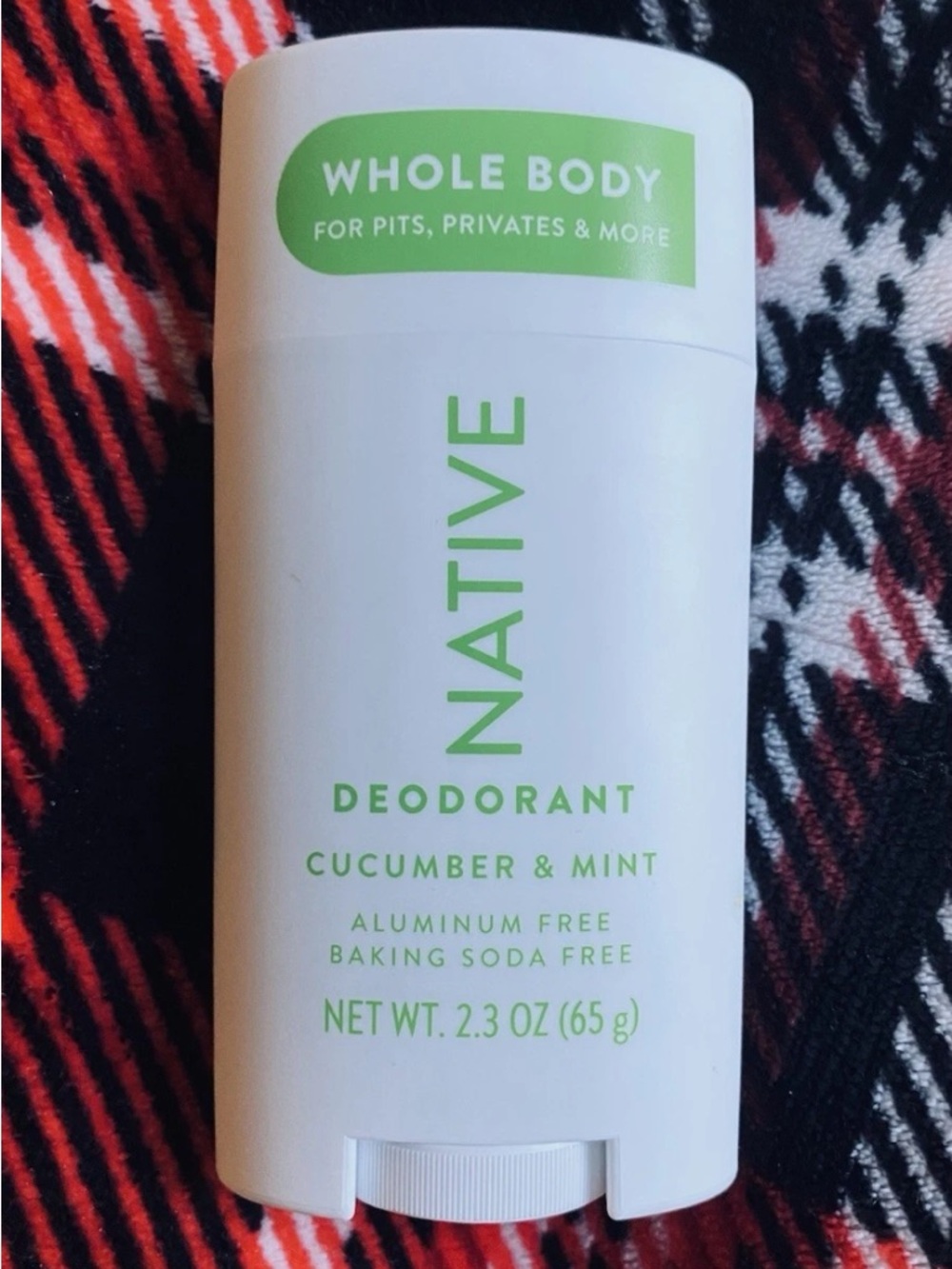 New Native Whole Body Deodorant, Cucumber & Mint Aluminium Free Armpit Feet Pits